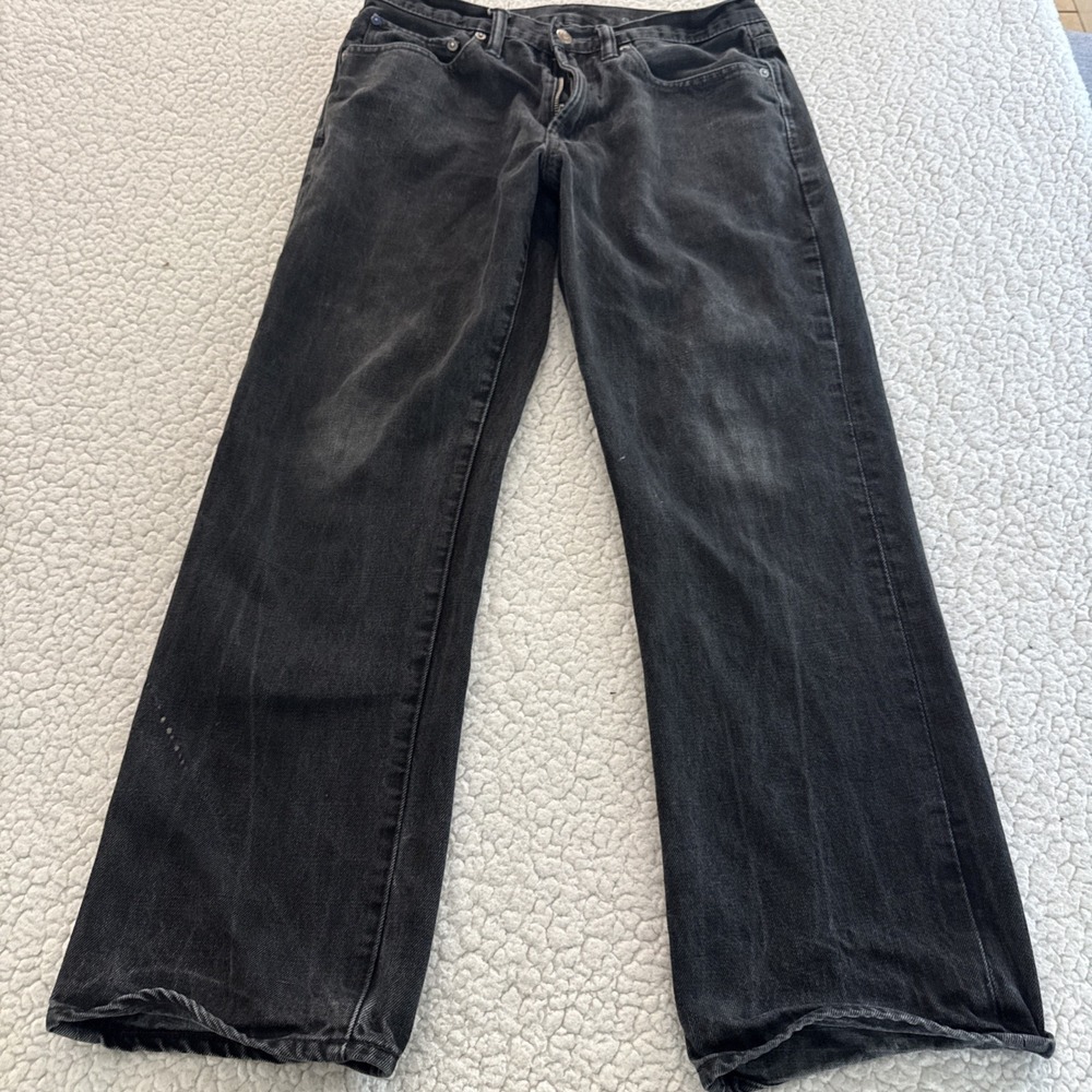 Gap Denim Jeans Men's Straight Fit Black 32x30 Y2K style 2010 1969